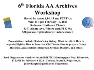 thumbnail of 2024-Florida-Archives-Workshop